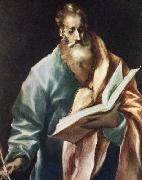 GRECO, El Apostle St Matthew Sweden oil painting artist
